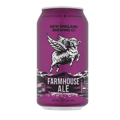New England Summer Farmhouse Ale Craft Beer New England Brewing Co.