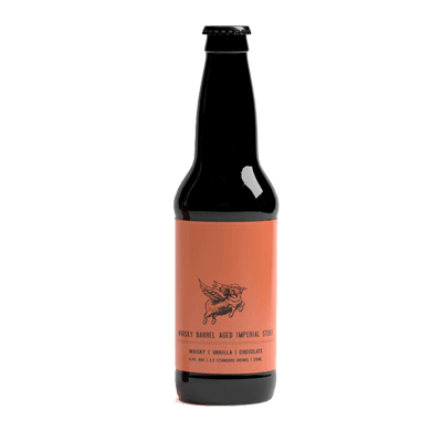 New England Whiskey Barrel Aged Imperial Stout 330ml Bottle Craft Beer New England Brewing Co.