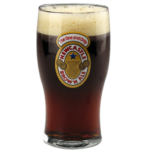 Newcastle Brown Ale Pint Beer Glass Glassware John Smiths