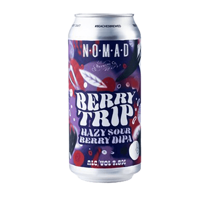 Nomad Berry Trip Hazy Sour Berry DIPA Craft Beer Nomad Brewing Co.