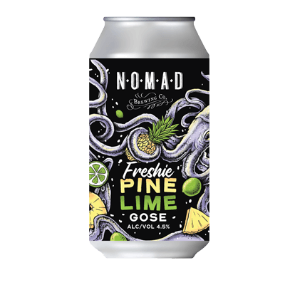 Nomad Freshie Pine Lime Gose 440ml Can Craft Beer Nomad Brewing Co.