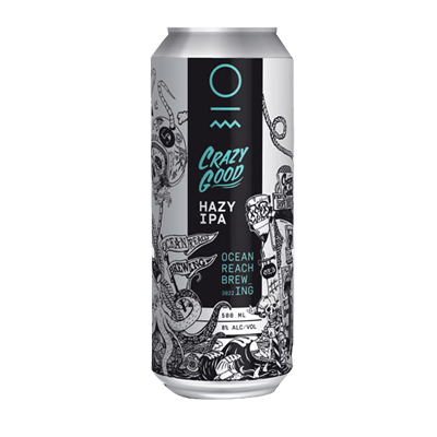 Ocean Reach Crazy Good Hazy IPA 500ml Can Craft Beer Ocean Reach Brewing