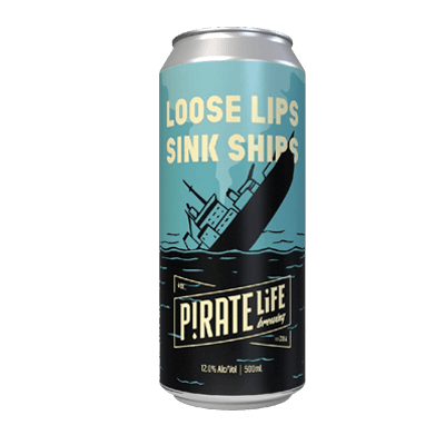 Pirate Life Loose Lips Sink Ships Triple IPA Craft Beer Pirate Life Brewing