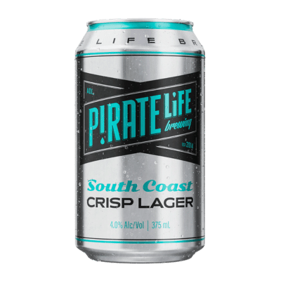 Pirate Life South Coast Crisp Lager 355ml Can Pirate Life Brewing
