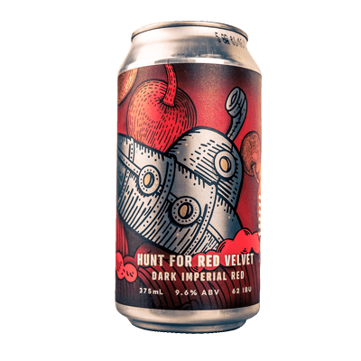 Prancing Pony Hunt For Red Velvet Imperial Red Ale 375ml Can Craft Beer Prancing Pony Brewery