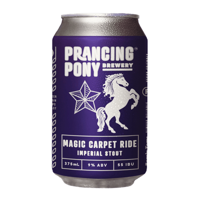Prancing Pony Magic Carpet Ride Imperial Stout 375ml Can Craft Beer Prancing Pony Brewery