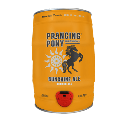 Prancing Pony Sunshine Ale 5L Mini Keg Craft Beer Prancing Pony Brewery