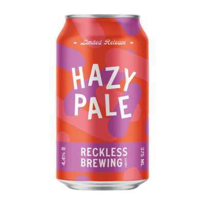 Reckless Hazy Pale Ale 375ml Can Craft Beer Reckless Brewing Co.