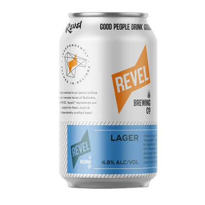 Revel New World Lager Craft Beer Revel Brewing Co