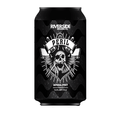 Riverside Black Peril Imperial Stout 375ml Can Single Craft Beer Riverside Brewing Company