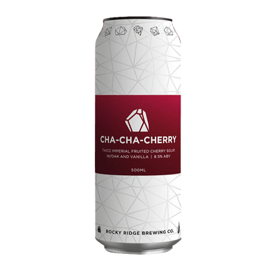 Rocky Ridge Cha Cha Cherry Fruited Pastry Sour 500ml Can Craft Beer Rocky Ridge