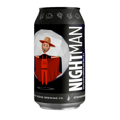 Rocky Ridge Night Man DIPA 375ml Can Craft Beer Rocky Ridge