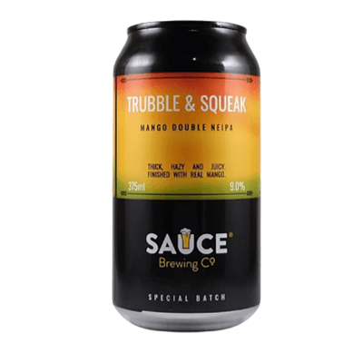 Sauce Trubble & Squeak  Mango Double NEIPA 375ml Craft Beer Sauce Brewing Co