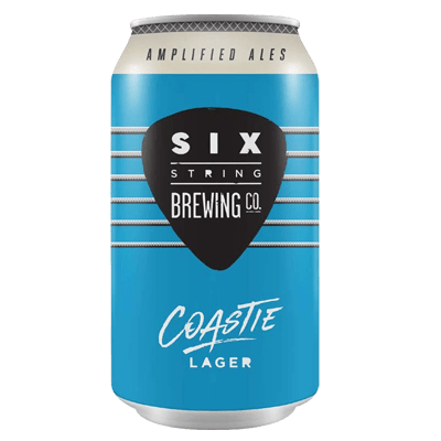 Six String Brewing Coastie Pale Lager Six String Brewing Company