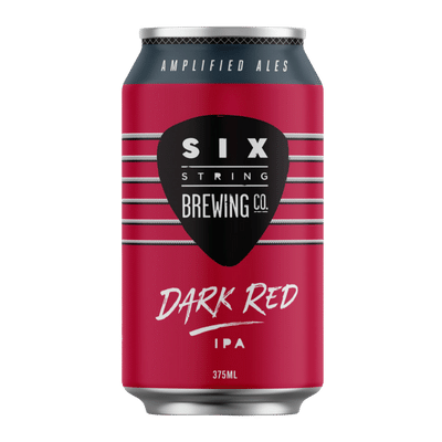 Six String Dark Red IPA Craft Beer Six String Brewing Company