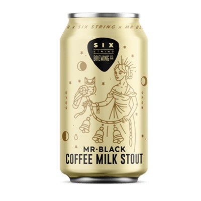 Six String Mr Black Coffee Milk Stout Craft Beer Six String Brewing Company