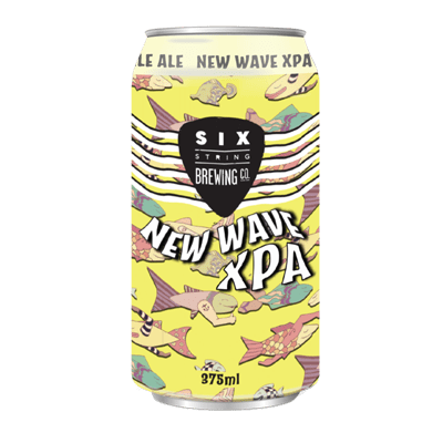 Six String New Wave XPA Craft Beer Six String Brewing Company