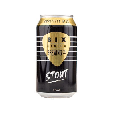 Six String Stout 375ml Can Craft Beer Six String Brewing Company