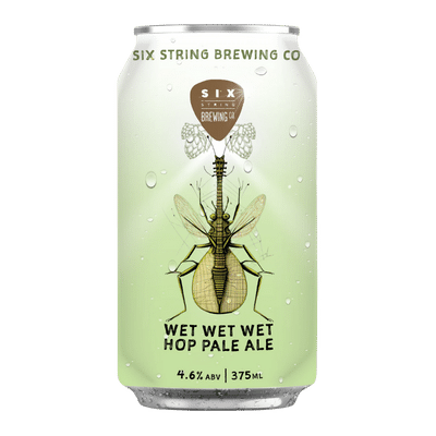 Six String Wet Wet Wet Hop Pale Ale 375ml Can Craft Beer Six String Brewing Company