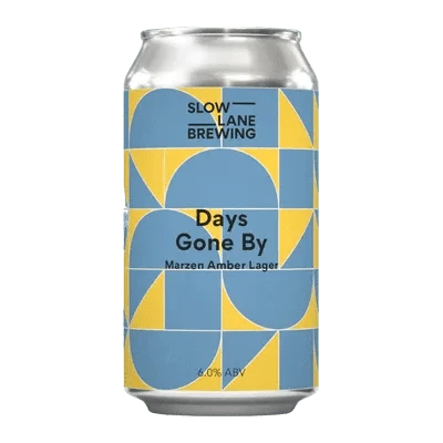 Slow Lane Days Gone By Marzen Amber Lager 375ml Can Craft Beer Slow Lane Brewing