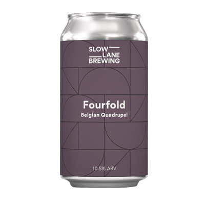 Slow Lane Fourfold Belgian Quadrupel 375ml Can Craft Beer Slow Lane Brewing