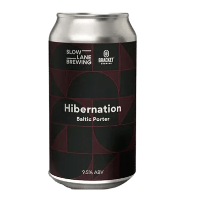 Slow Lane x Bracket Hibernation Baltic Porter 375ml Can Craft Beer Slow Lane Brewing