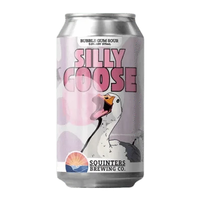 Squinters Silly Goose Bubble Gum Sour 375ml Can Craft Beer Squinters Brewing Co