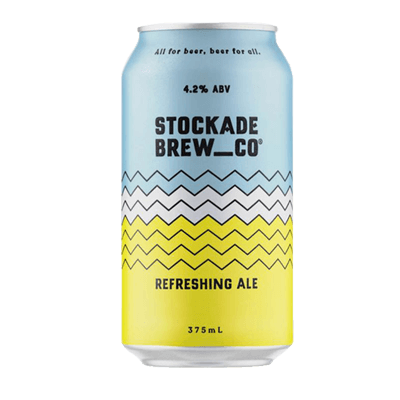 Stockade Refreshing Ale 375ml Can Stockade Brew Co