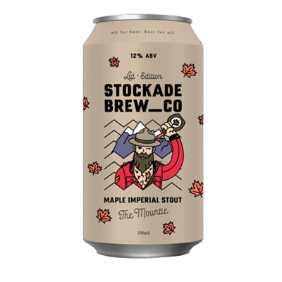 Stockade The Mountie Maple Imperial Stout 375ml Can Craft Beer Stockade Brew Co