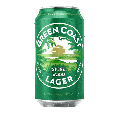 Stone & Wood Green Coast Lager 375ml Can Craft Beer Stone & Wood