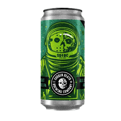 Sudden Death Brewing Spaceman Super Dust Kviek Yeast DDH Double IPA 440ml Can Craft Beer Sudden Death
