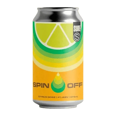 Sure Brewing Spin Off Citrus Gose 375ml Can Craft Beer Sure Brewing