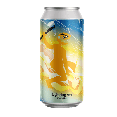 Tallboy & Moose Lightning Axe Kveik IPA Craft Beer Tallboy and Moose