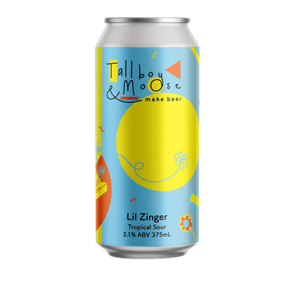 Tallboy & Moose Lil Zinger Tropical Sour Ale Craft Beer Tallboy and Moose