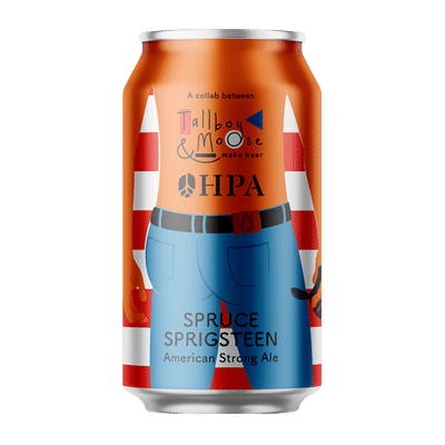 Tallboy & Moose x HPA Spruce Springsteen American Strong Ale 375ml Can Craft Beer Tallboy and Moose