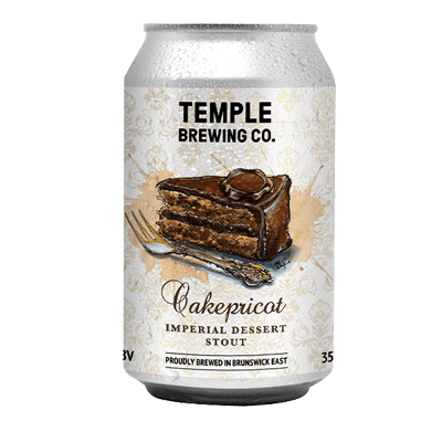 Temple Cakepricot Imperial Stout Single Craft Beer Temple Brewing Co