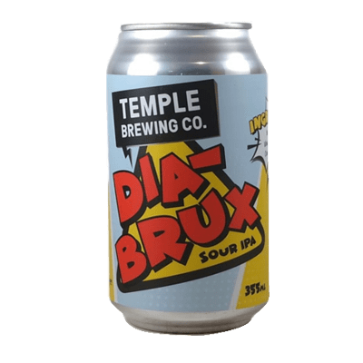 Temple Dia-Brux Sour IPA Craft Beer Temple Brewing Co