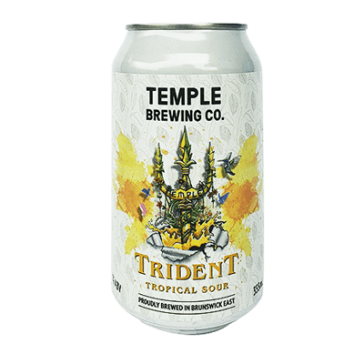 Temple Trident Tropical Sour Craft Beer Temple Brewing Co