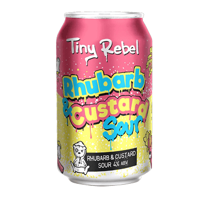Tiny Rebel Rhubarb & Custard Sour Craft Beer Tiny Rebel Brewing Co