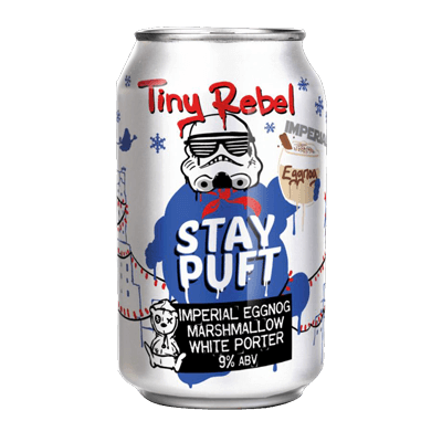 Tiny Rebel Stay Puft Imperial Eggnog Marshmallow White Porter Craft Beer Tiny Rebel Brewing Co