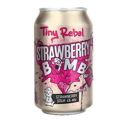 Tiny Rebel Strawberry Bomb Sour Ale Single Tiny Rebel Brewing Co
