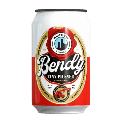 White Bay Bendy Tiny Pilsner 355ml Can Craft Beer White Bay Beer Co.