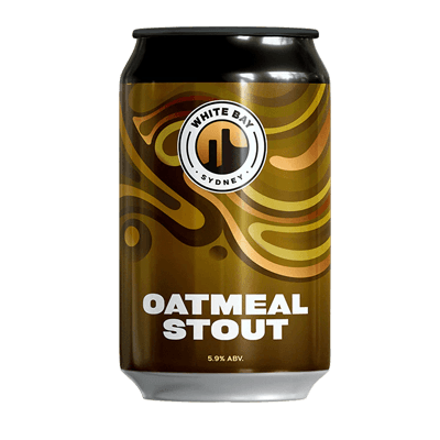 White Bay Oatmeal Stout 355ml Can Craft Beer White Bay Beer Co.