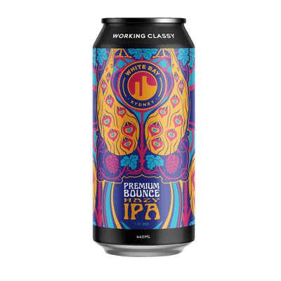 White Bay Premium Bounce Hazy IPA 440ml Can Craft Beer White Bay Beer Co.