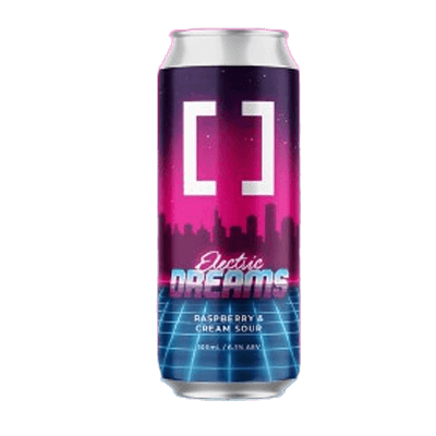 Working Title Electric Dreams Raspberry & Cream Sour Ale 500ml Can Craft Beer Newstead Brewing