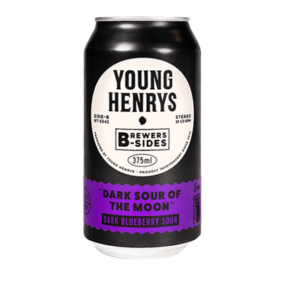 Young Henrys Dark Sour of the Moon Dark Sour Ale Craft Beer Young Henrys