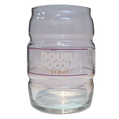 Young's Double Chocolate Stout Barrel Glass Glassware Wells & Young's