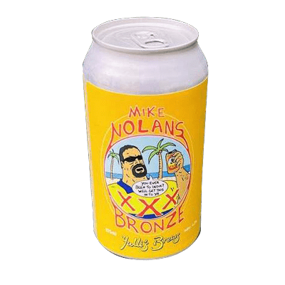 Yulli's/Big Lez Mike Nolan's XXX Bronze Pale Lager 375ml Can Craft Beer Yulli's Brews