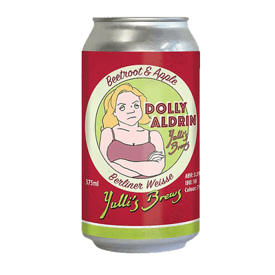 Yulli's Brews Dolly Aldrin Beetroot And Apple Berliner Weisse Craft Beer Yulli's Brews