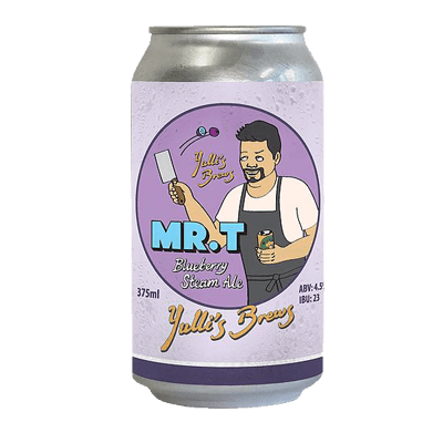 Yulli's Brews Mr. T Blueberry Steam Ale Craft Beer Yulli's Brews